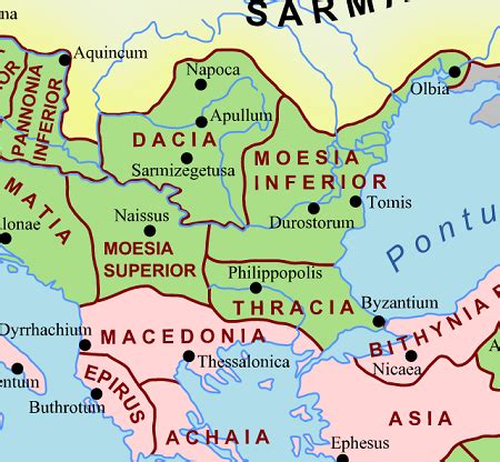 dacian empire map